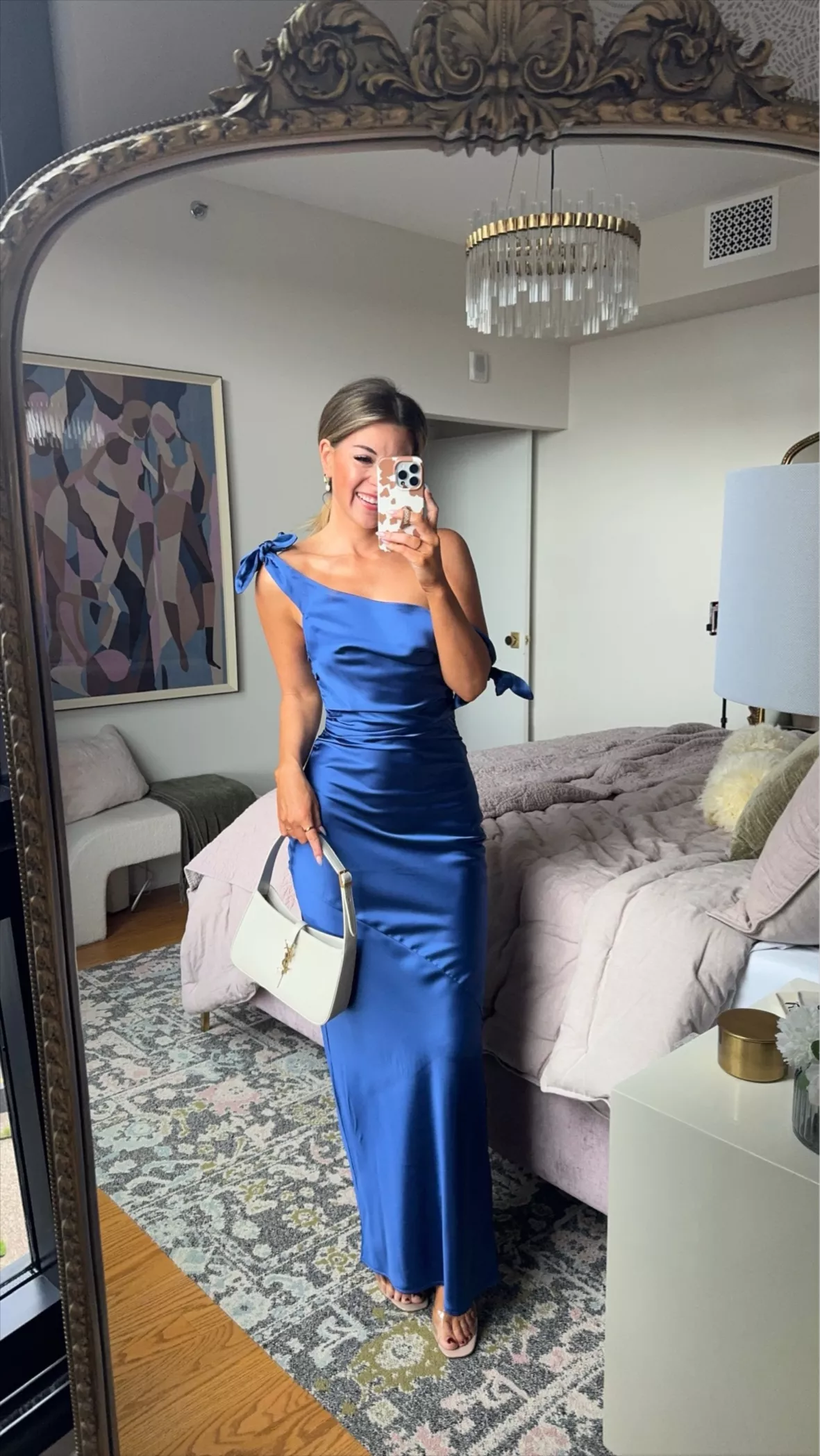 Petal Satin One Shoulder Dress Petal Satin One Shoulder Dress