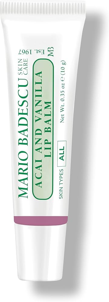 Mario Badescu Moisturizing Lip Balm for Dry Cracked Lips, Infused with Coconut Oil and Shea Butte... | Amazon (US)
