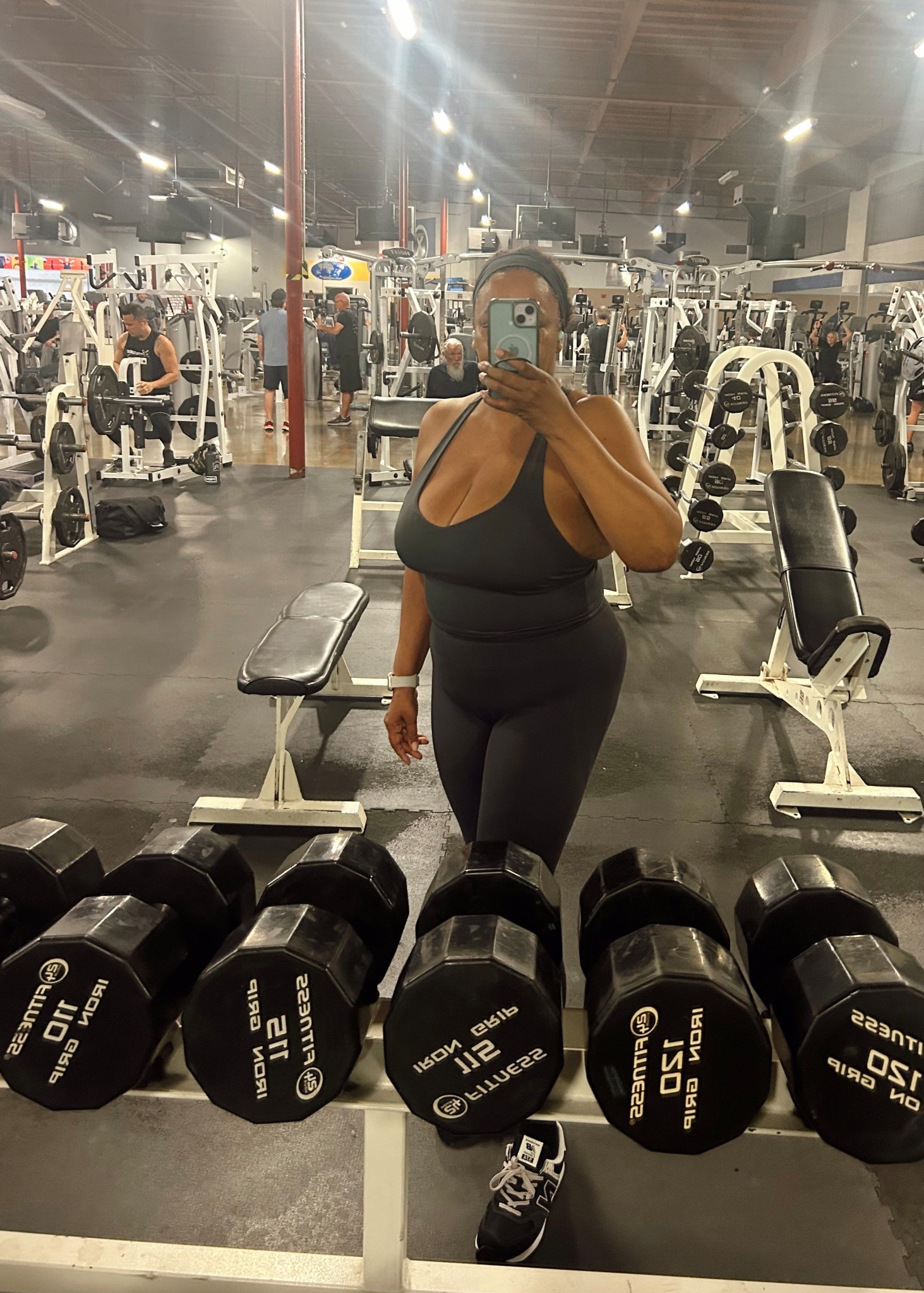 Gym Outfit ☑️ Check. Size xl in both. 

#LTKOver40 #LTKActive #LTKMidsize