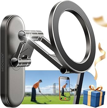 Upgraded Magnetic Golf Cart Phone Holder, [Tri-Fold+All Alloy] Fathers Day Golf Gifts for Men Dad... | Amazon (US)