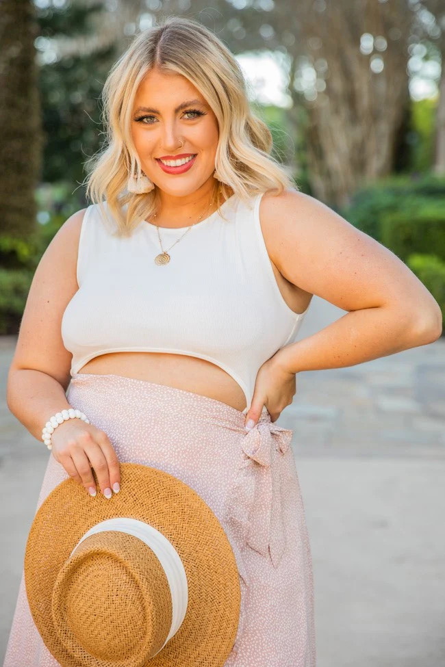 For The Last Time Ivory Cutout Bodysuit | The Pink Lily Boutique