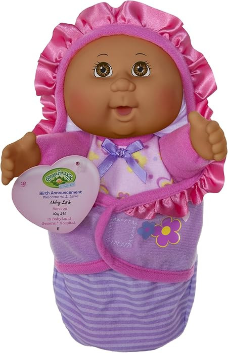 Cabbage Patch Kids Official, Newborn Baby African American Girl Doll - Comes with Swaddle Blanket... | Amazon (US)