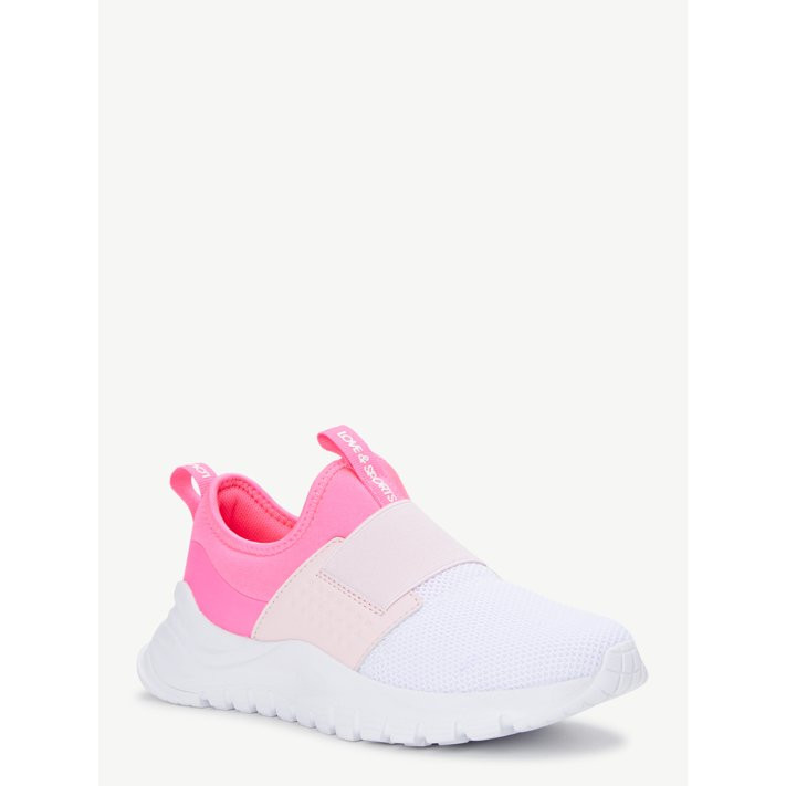 Love & Sports Women's Slip-on Colorblocked Athletic Sneakers | Walmart (US)