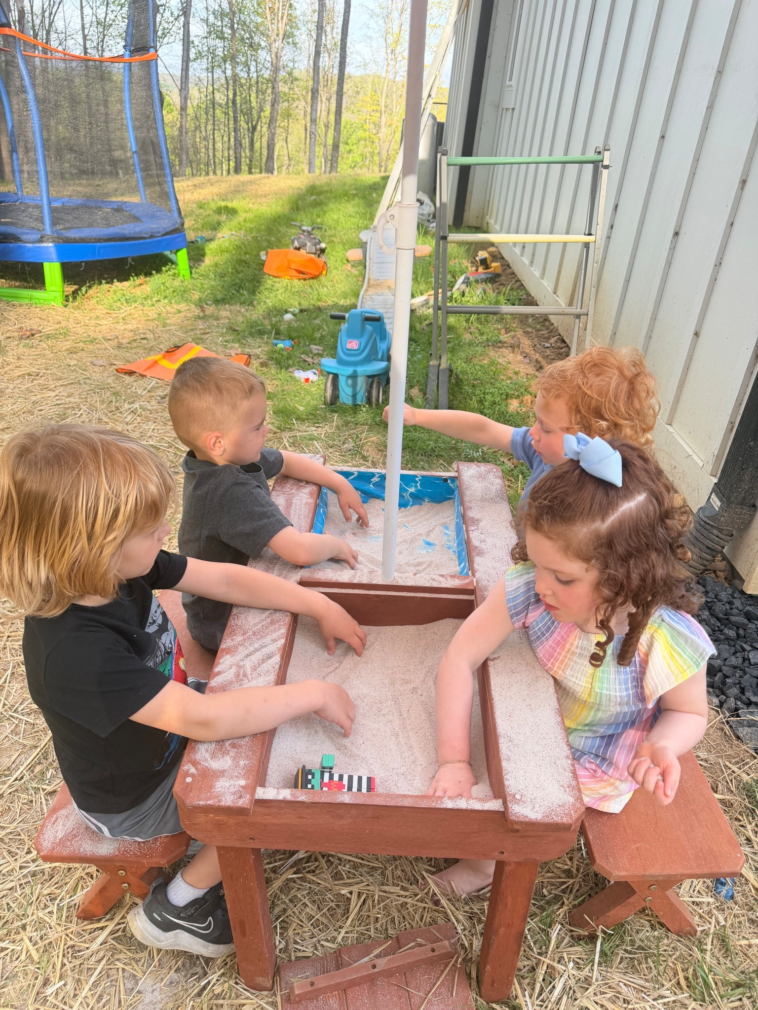 Kids outdoor sand table was a huge hit! 



#LTKHome #LTKdayinmylife #LTKKids