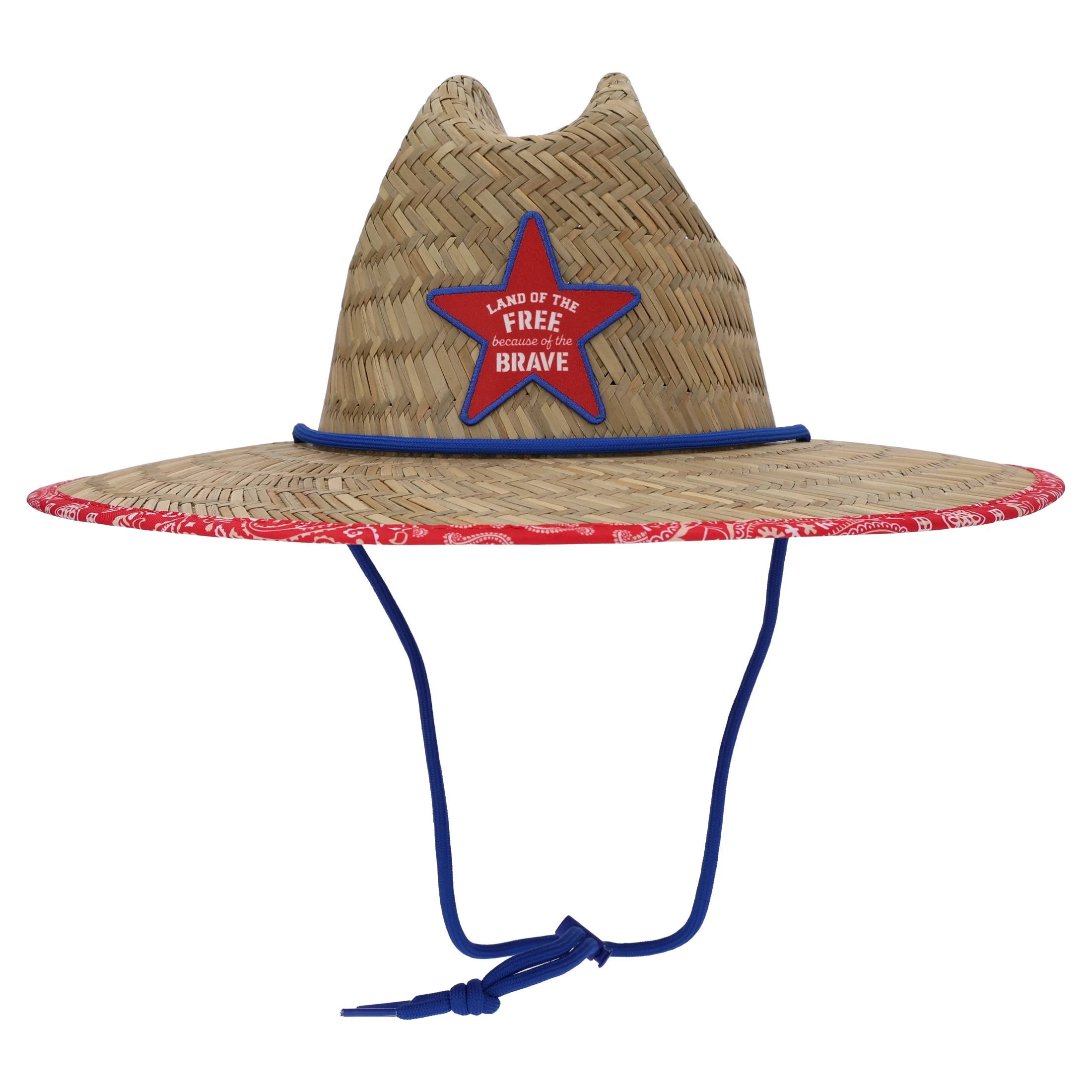 Way to Celebrate patriotic straw hat | Walmart (US)