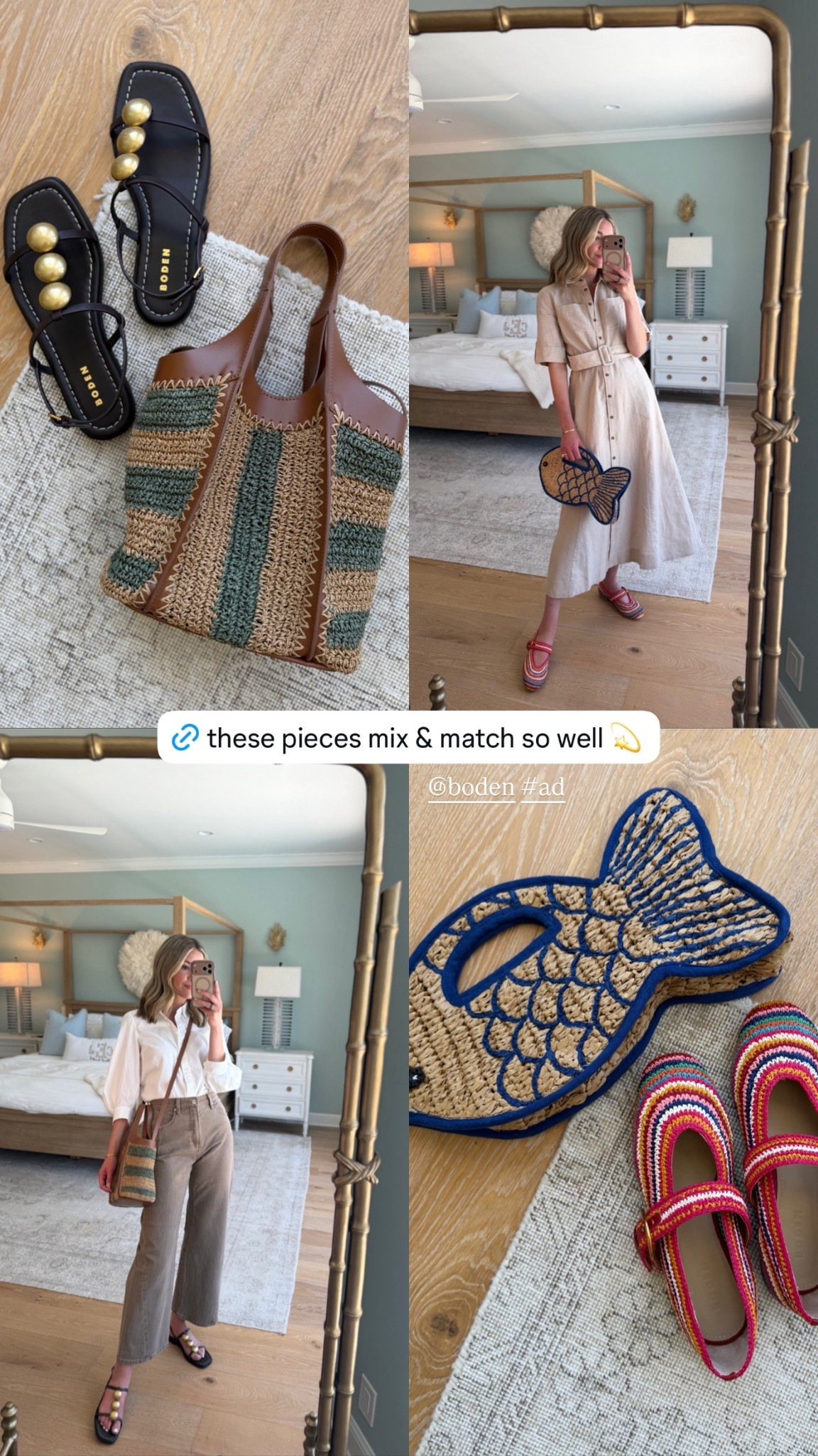 spring staples with a little personality from 🤍

such a good mix of easy basics and those fun, statement pieces that make an outfit feel like you. everything is so well made and the kind of quality you notice right away… pieces you’ll reach for on repeat. this haul is all under $250, which makes it even better. 

wearing a size 2 dress and jeans, size small top

#LTKSeasonal #LTKootd