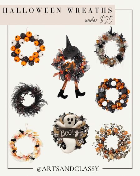Add some spooky vibes with these Halloween wreaths under $25!

Spooky season | Walmart | amazon | Target | Halloween | front door wreath

#LTKfindsunder50 #LTKHalloween #LTKSeasonal