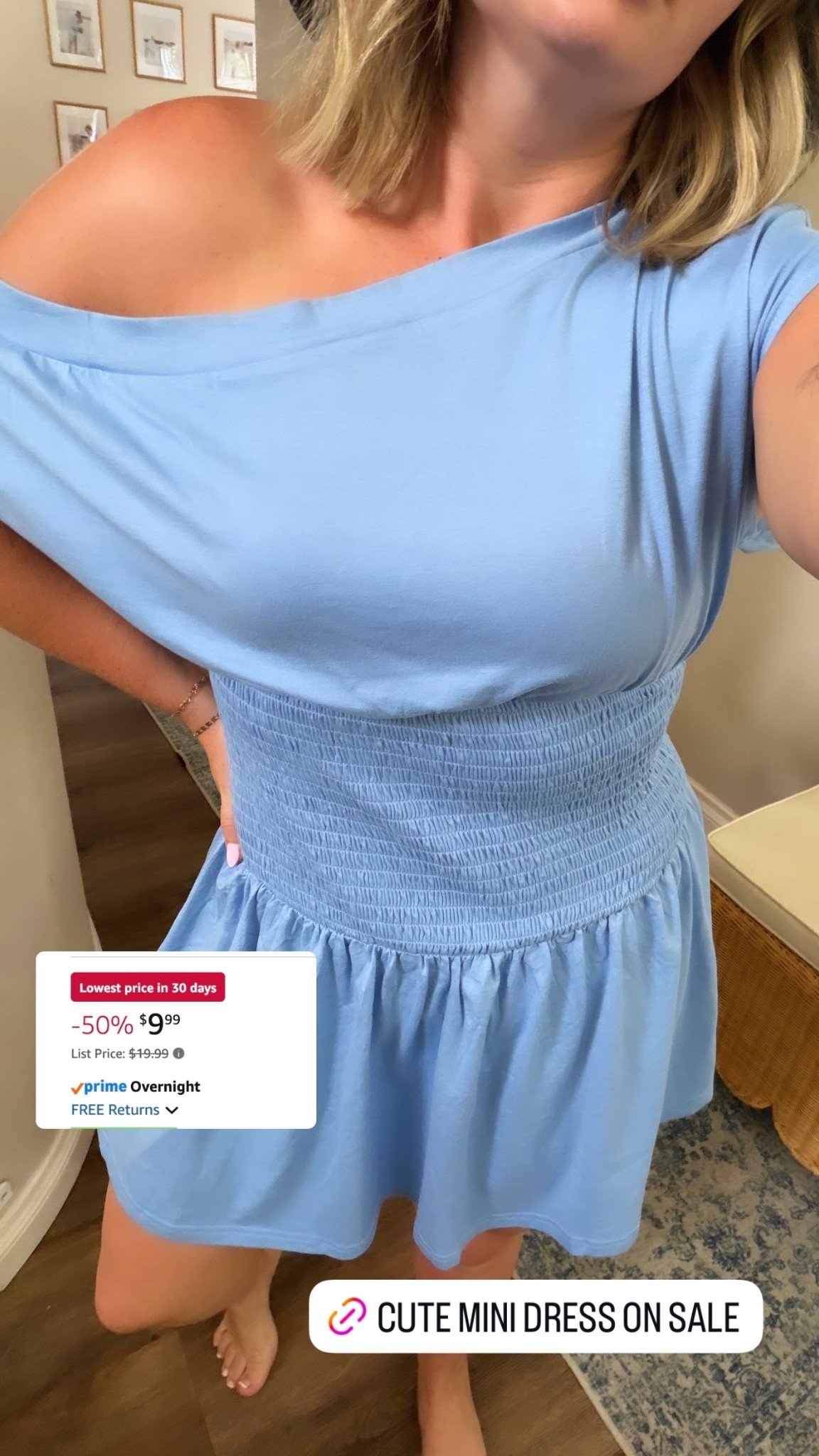 Cute mini dress on Deal today for $10!!

#LTKSeasonal #LTKMidsize #LTKSaleAlert