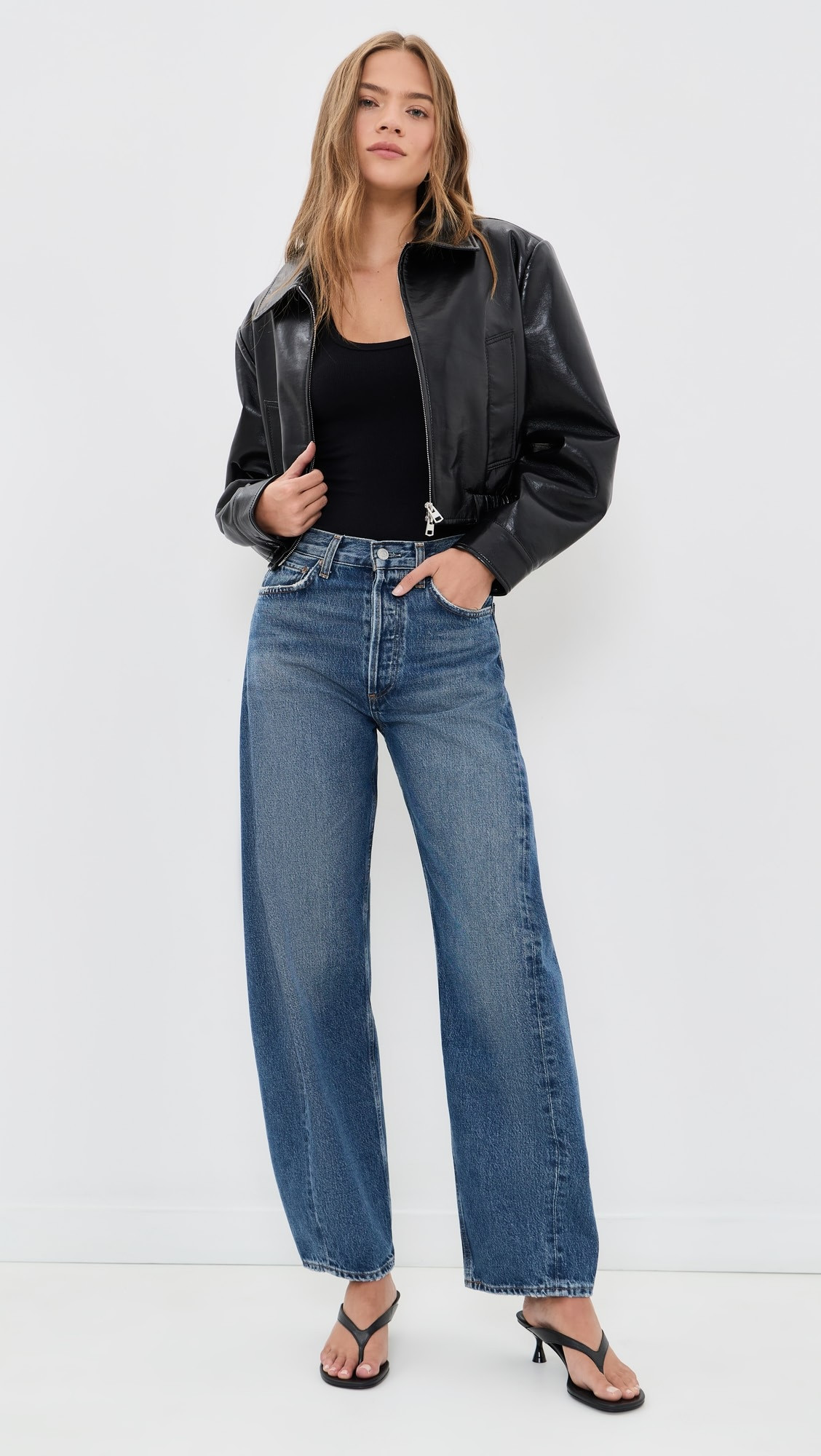 AGOLDE Luna Pieced Jeans | Shopbop | Shopbop