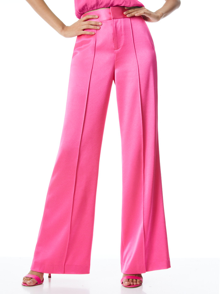 DYLAN HIGH WAISTED WIDE LEG PANT | Alice + Olivia