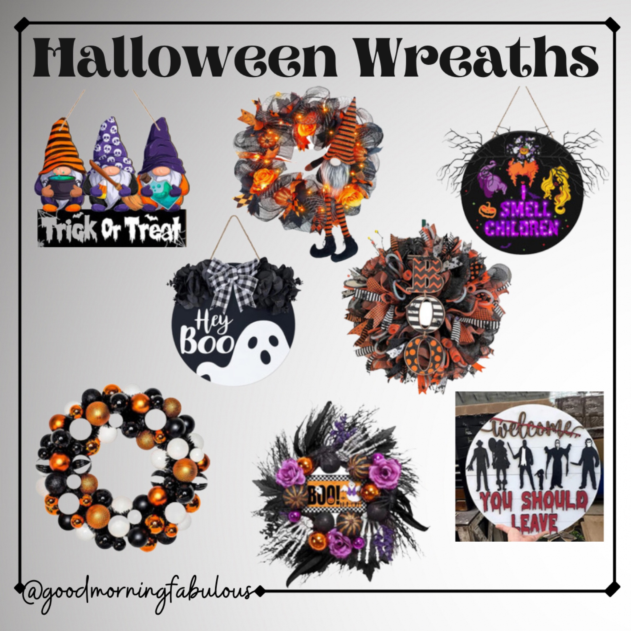 Halloween Wreaths 

#LTKhome #LTKfindsunder50 #LTKHalloween