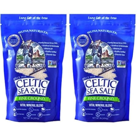 Light Grey Celtic Sea Salt Resealable Bags – Additive-Free, Delicious Sea Salt, Perfect for Coo... | Amazon (US)