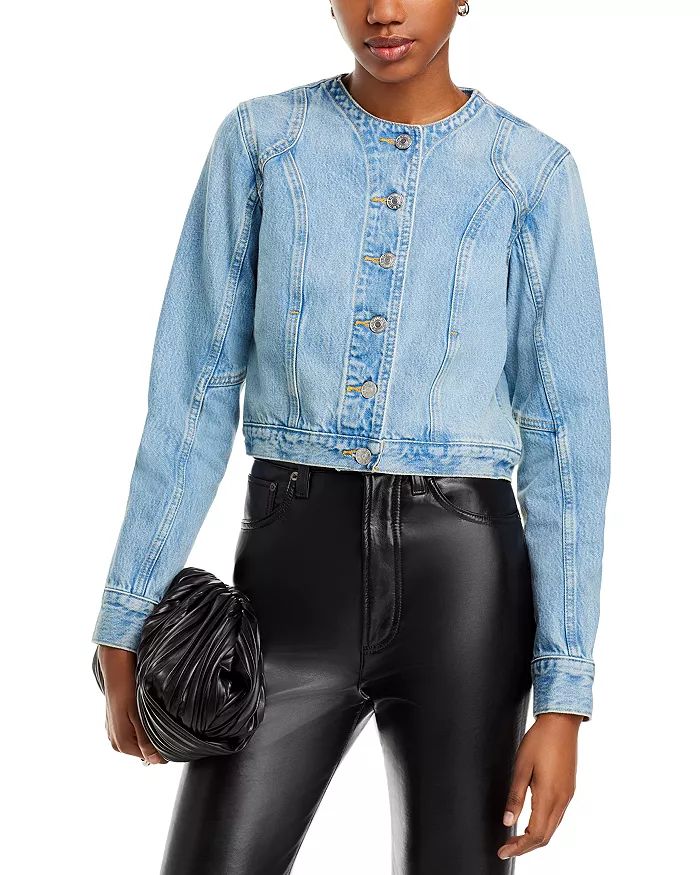 Seamed Tailored Denim Jacket | Bloomingdale's (US)