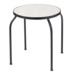 CANVAS Annette Steel Frame Round Outdoor/Patio Side Table w/ Honeycomb Tile, 15x15x17-in#088-2177... | Canadian Tire