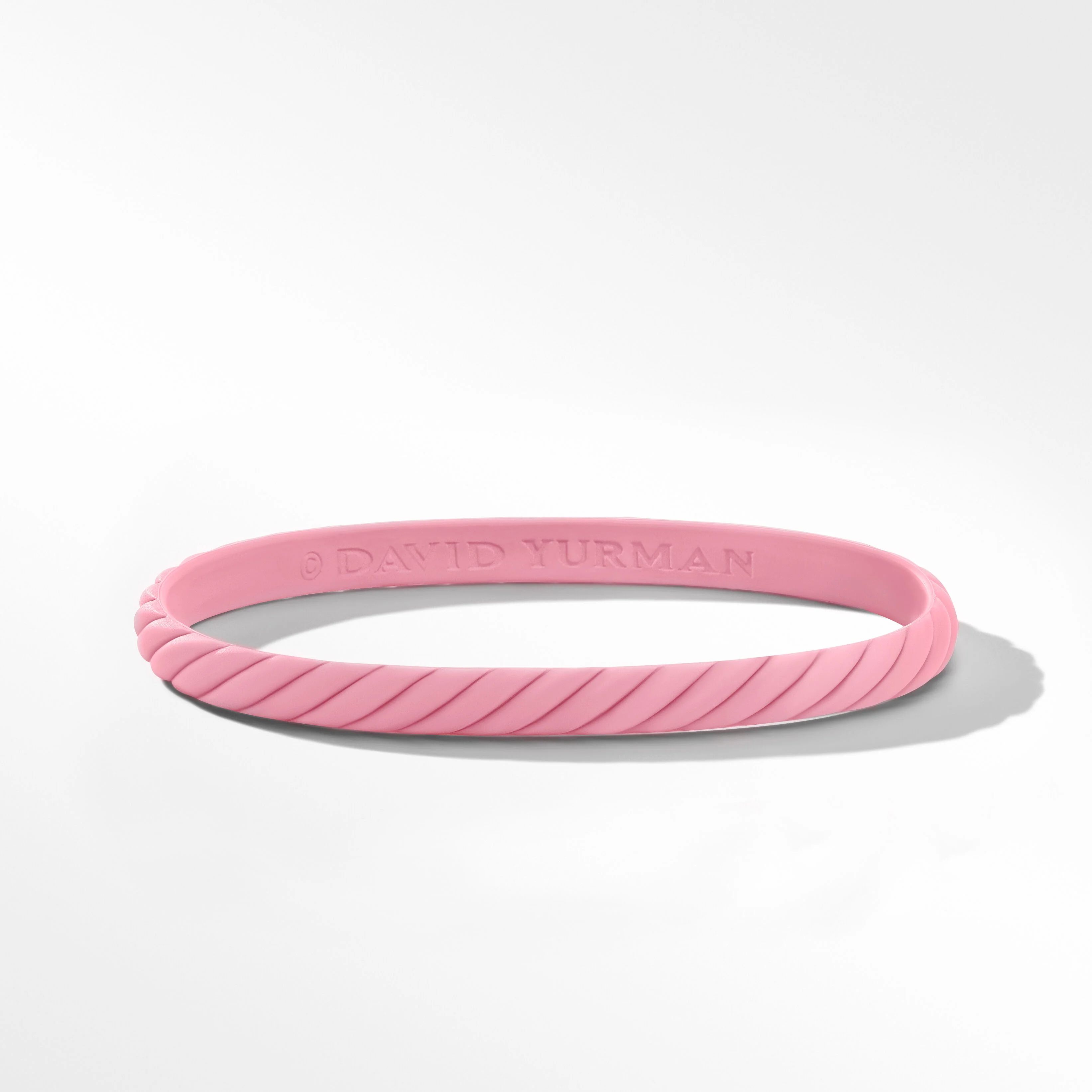 Cable Pink Rubber Bracelet | David Yurman