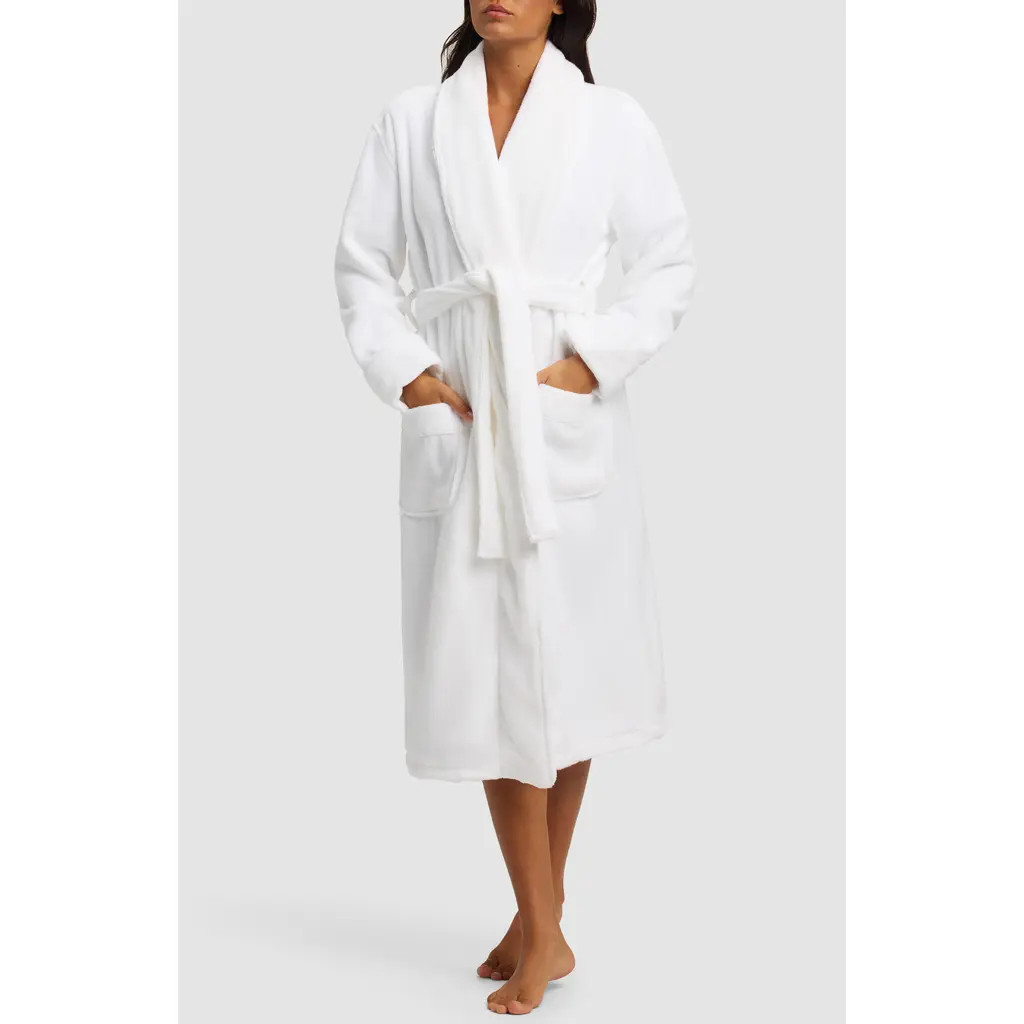 Cozy Earth Luxe Bath Robe in White at Nordstrom, Size Medium | Nordstrom