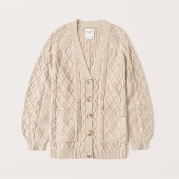 Chunky Knit Cardigan | Abercrombie & Fitch (US)