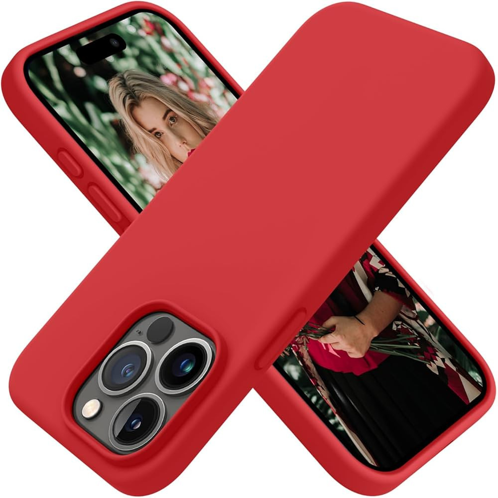 OTOFLY Compatible with iPhone 15 Pro Max Case,[Silky and Soft Touch Series] Premium Soft Liquid S... | Amazon (US)