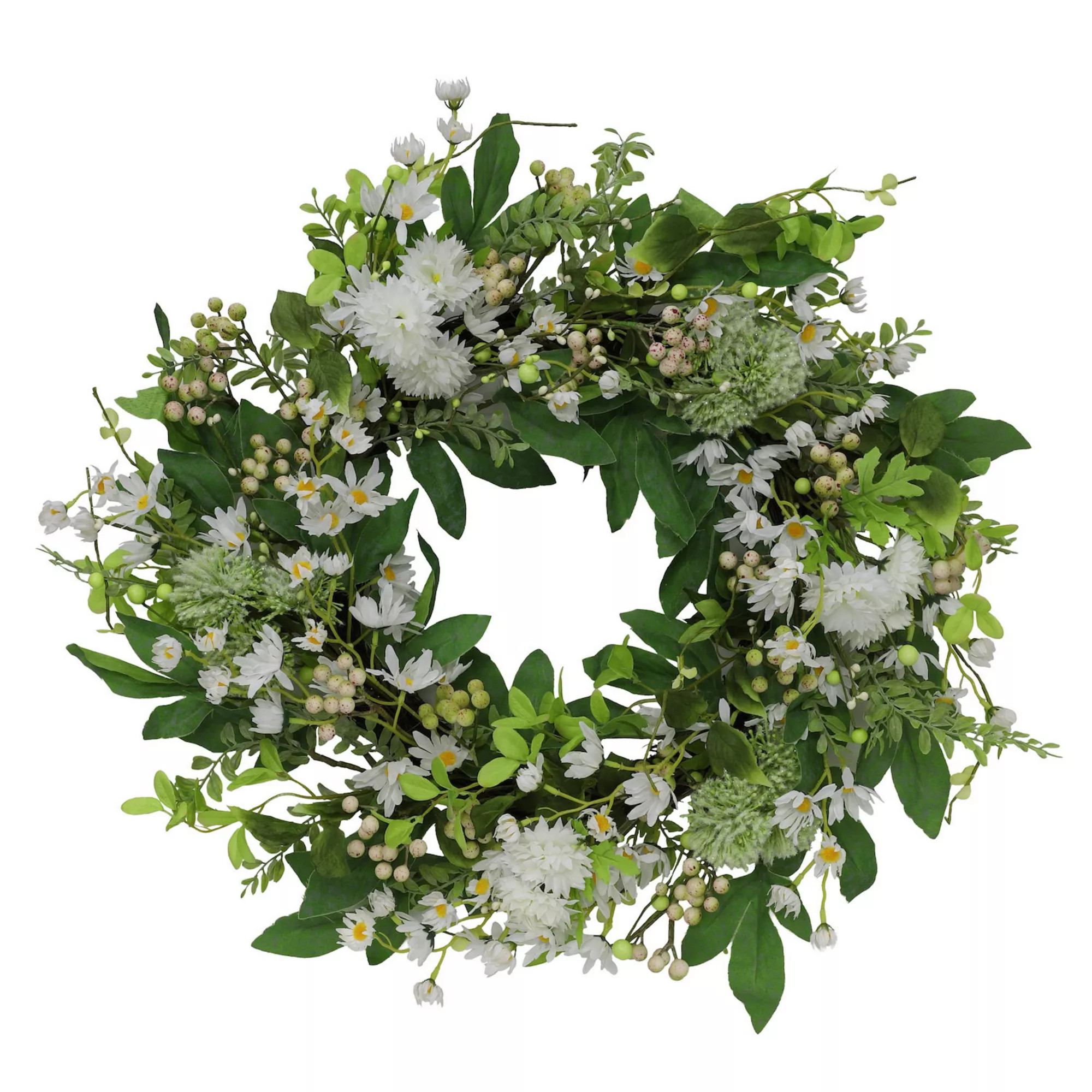 PULEO INTERNATIONAL Daisy Spring Artificial Wreath | Kohl's