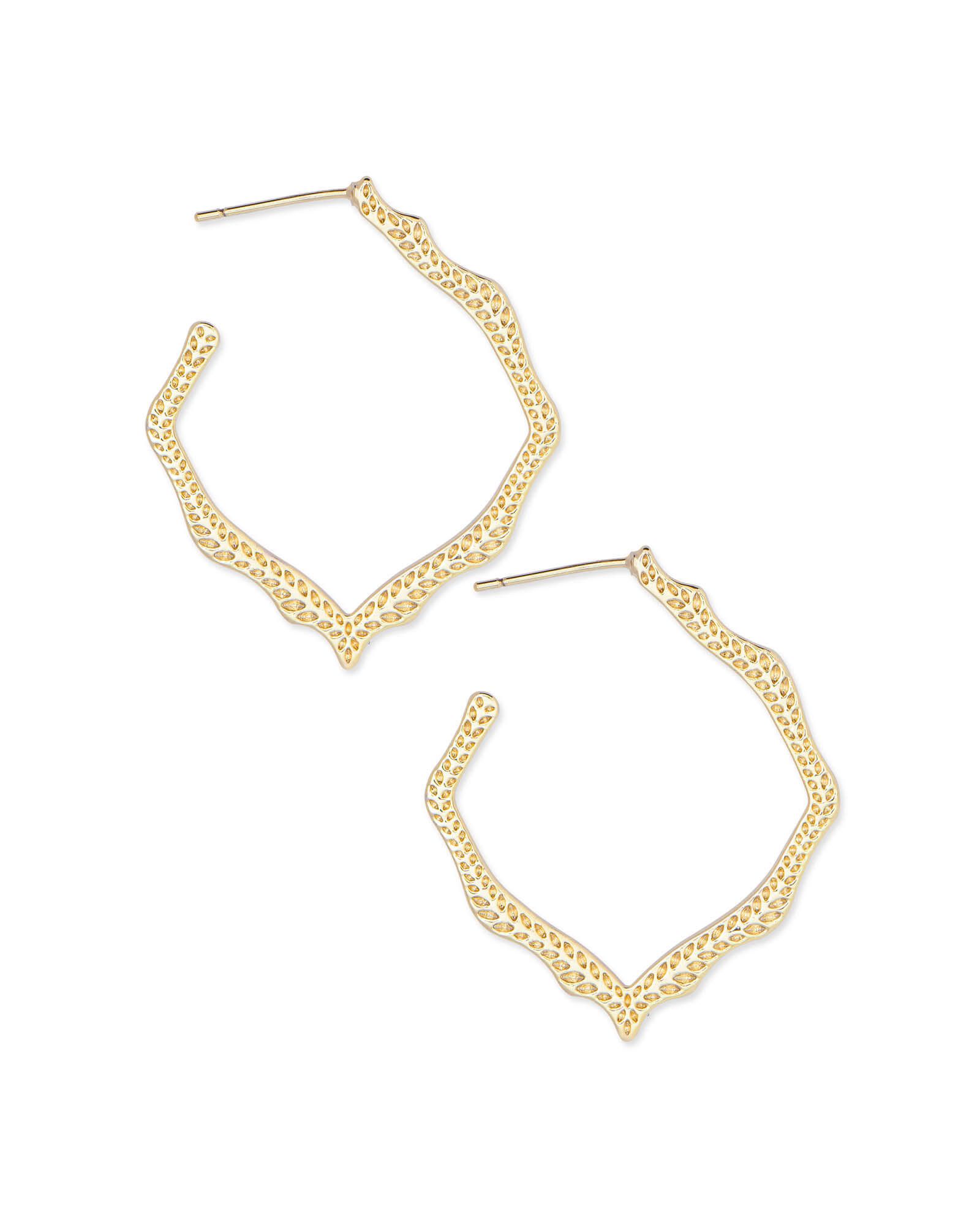 Miku Hoop Earrings in Gold | Kendra Scott