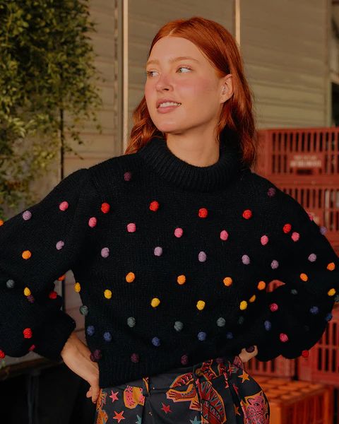 Rainbow Dots Sweater | ban.do Designs, LLC