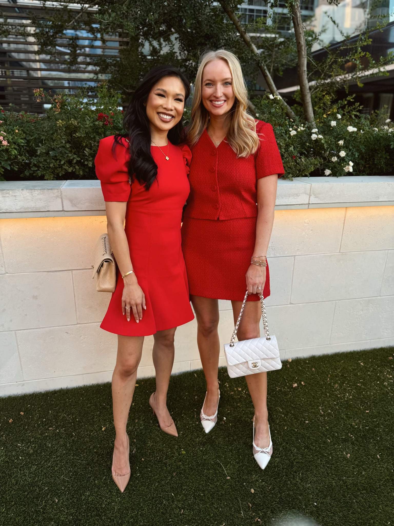 Red formal wear with red dress and red two piece tweet set! Perfect for special occasions or events. Two piece set can be styled with other items, too. Wearing size XS 

#LTKStyleTip #LTKSeasonal