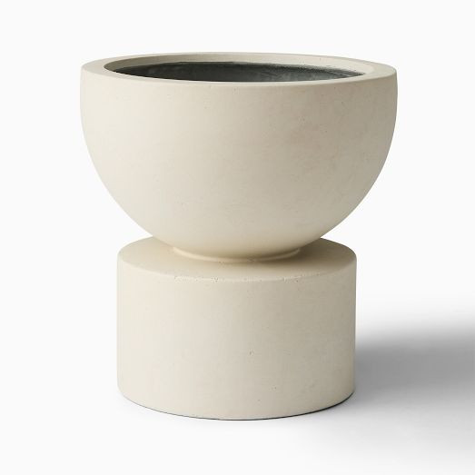 Molly Mod Indoor/Outdoor Ficonstone Planters | West Elm (US)