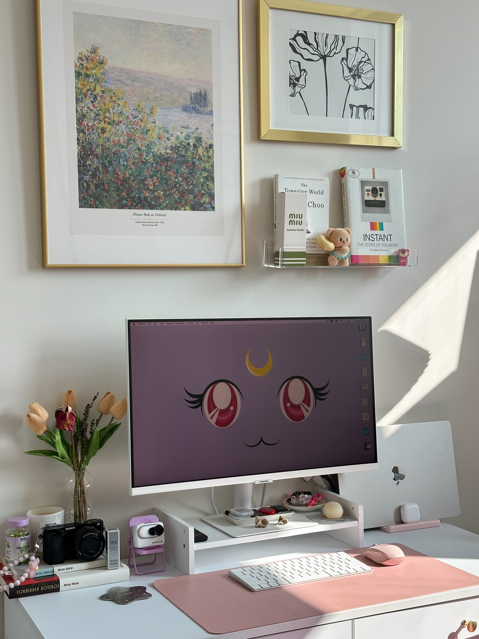 aesthetic feminine desk 🤍

#LTKHome