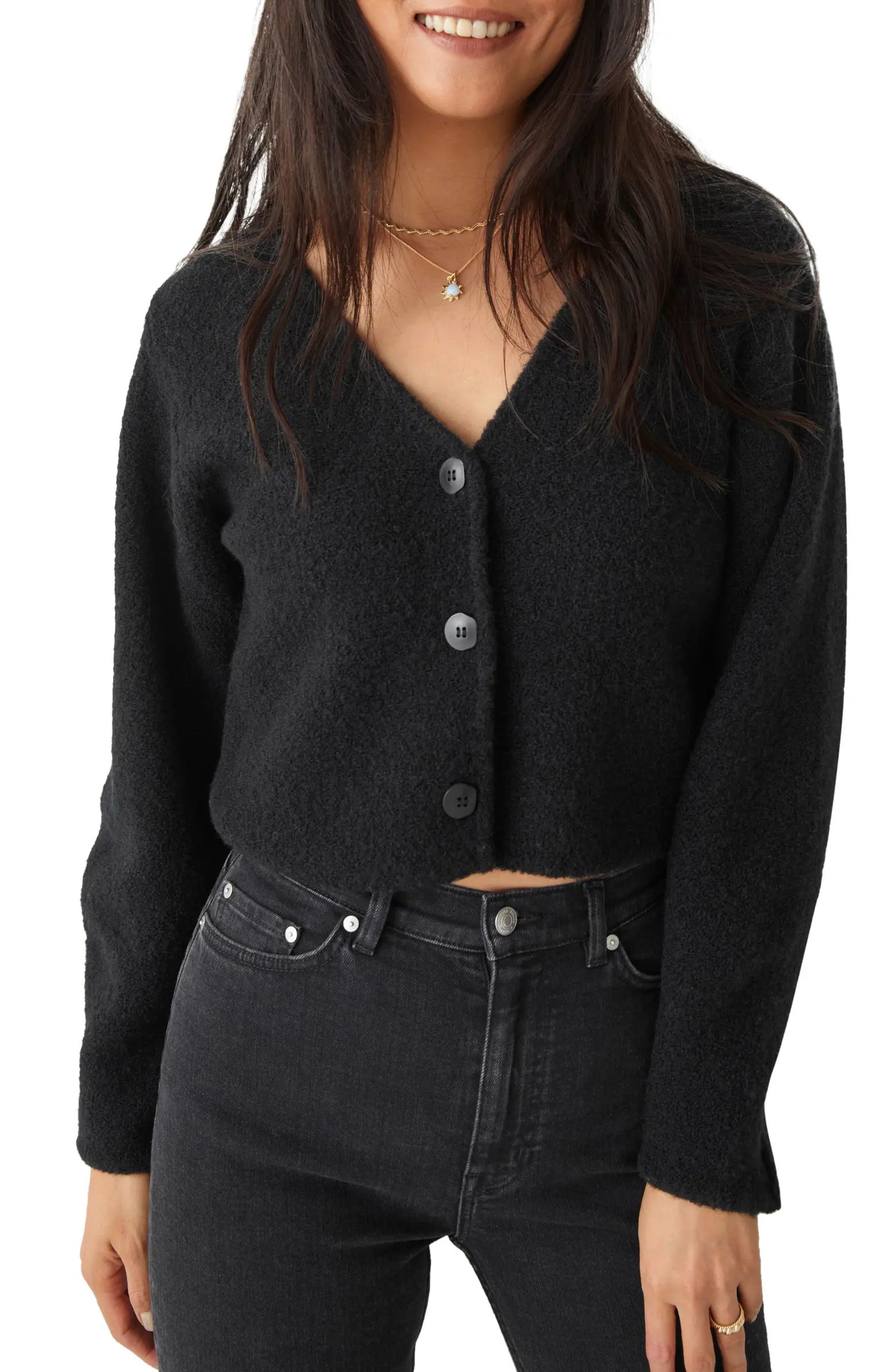 & Other Stories Boxy Wool Blend Cardigan | Nordstrom | Nordstrom