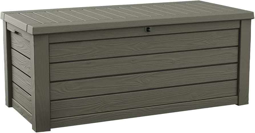 Keter Westwood 150 Gallon Resin Large Outdoor Storage Box for Patio Furniture, Outdoor Cushions, ... | Amazon (US)