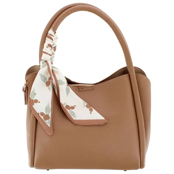 CTM  Synthetic Leather Shoulder Handbag with Coordinating Scarf (Women) | Walmart (US)