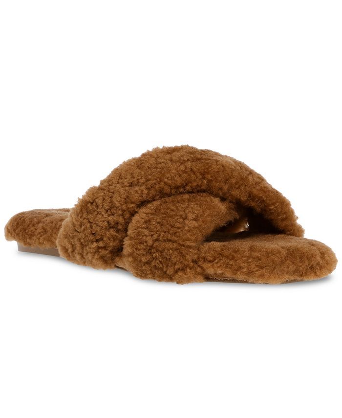 Steve Madden Women's Recovery Shearling Slippers & Reviews - Slippers - Shoes - Macy's | Macys (US)