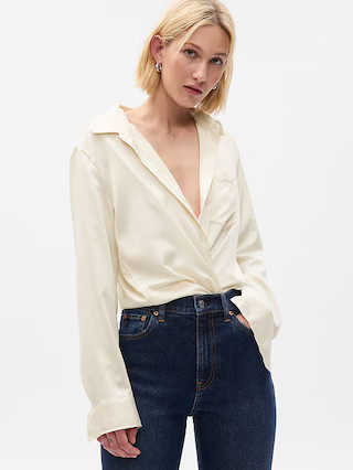 Satin Shirt | Gap (US)