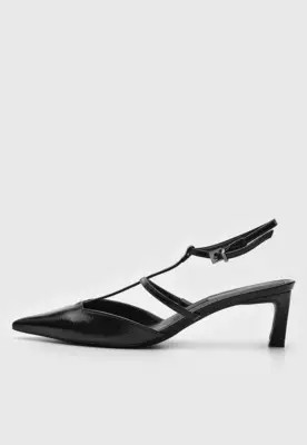 Scarpin Santa Lolla Médio Preto | Dafiti (BR)