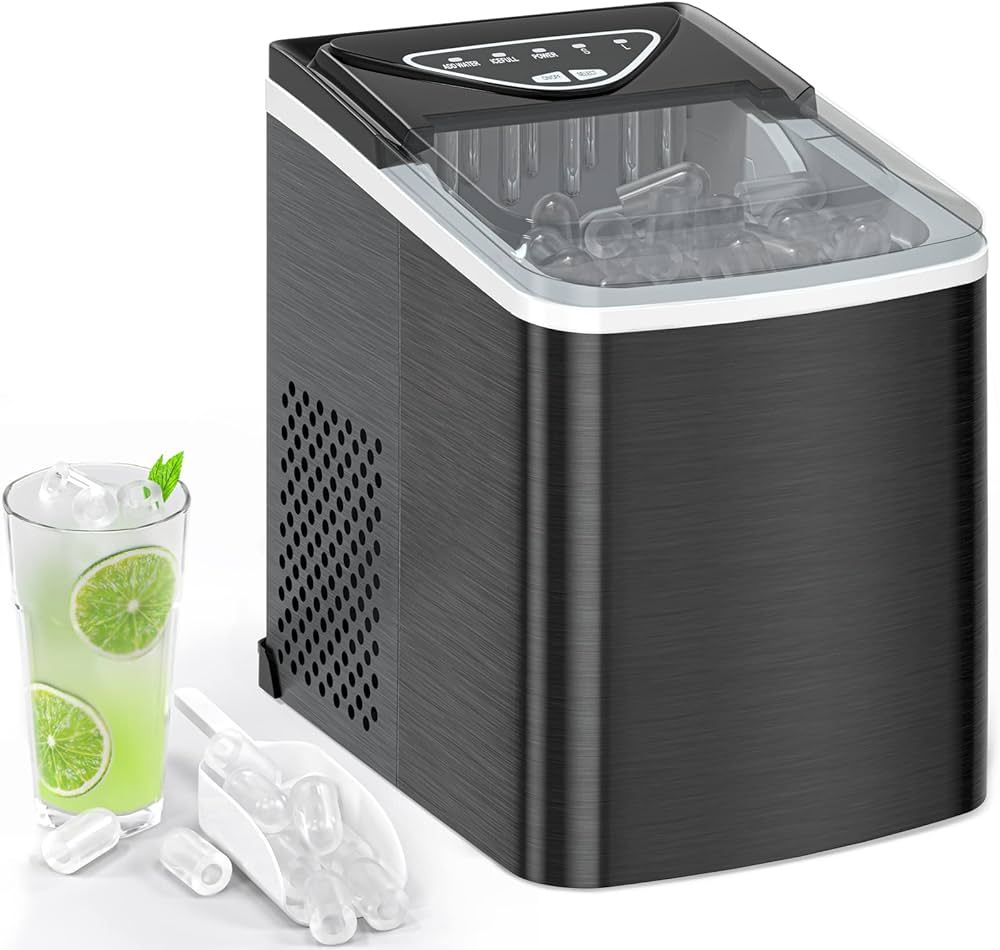 SPECILITE Ice Makers Countertop, Compact Ice Machine Maker, Self Cleaning - 26Lbs/24H, 9 Ice Cube... | Amazon (US)