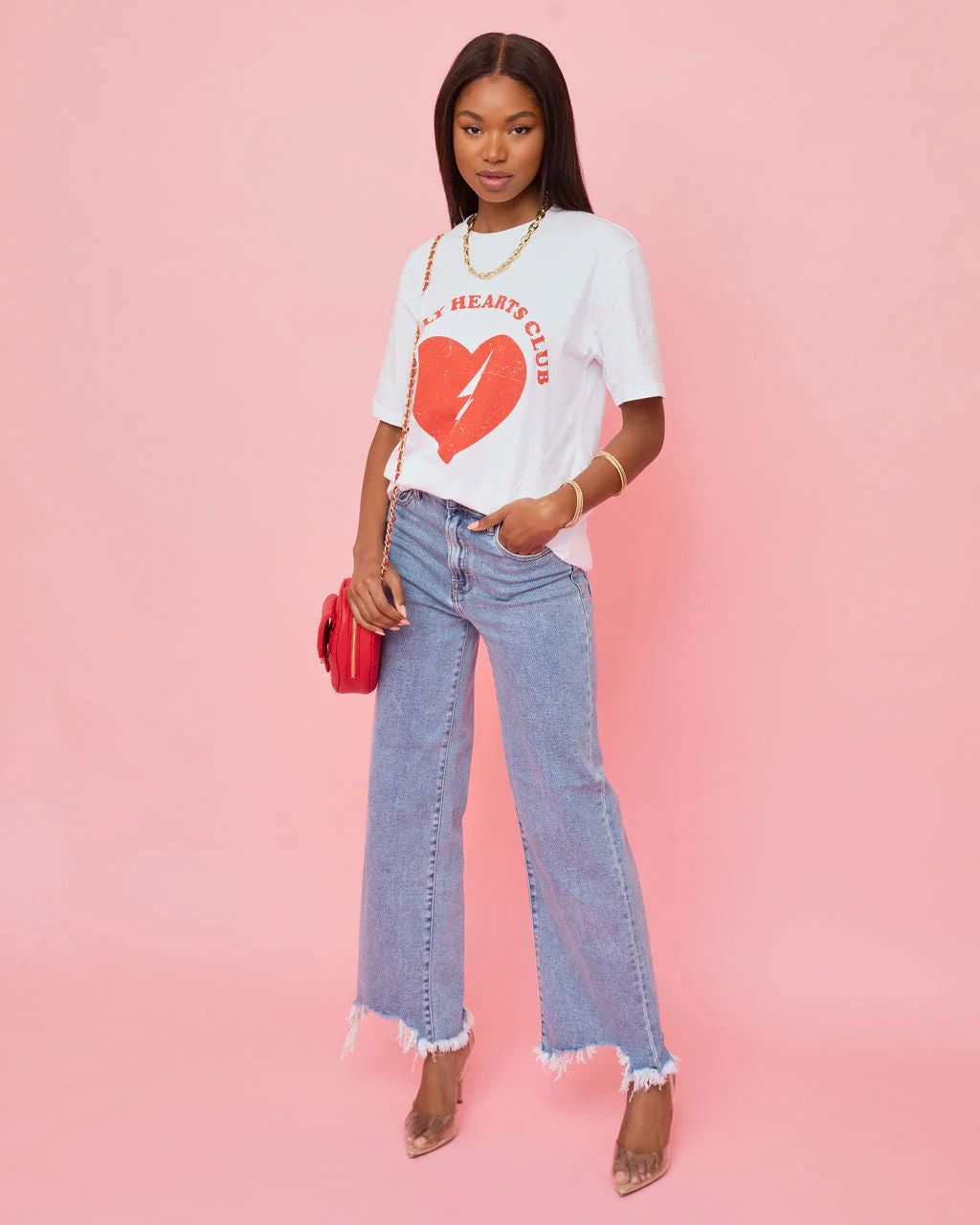 Lonely Hearts Club Cotton Tee | VICI Collection