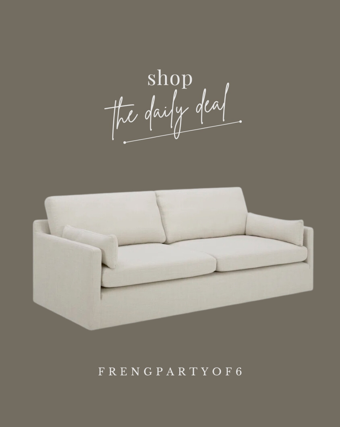 Door, Buster deal on this slipcovered sofa! Available in three colors 

#LTKSaleAlert #LTKHome