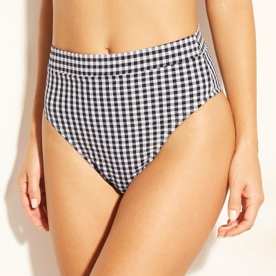 Women's Gingham High Waist Bikini Bottom - Xhilaration™ | Target