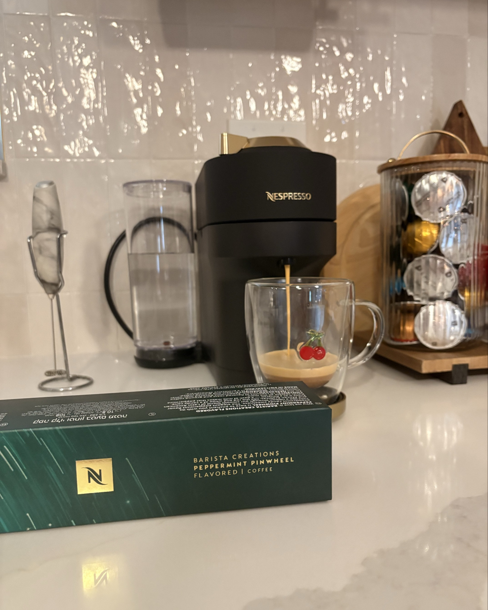 After upgrading our Nespresso, I had so many questions about the rest of our coffee bar 🤍☕️ Run, it’s all on major sale! These are the Anthropologie mugs + frother + extras we use daily to make it feel like a café at home. Linking everything here ✨ (The peppermint pods are out of stock, but linked my other faves!) 

#LTKSaleAlert #LTKHoliday #LTKGiftGuide