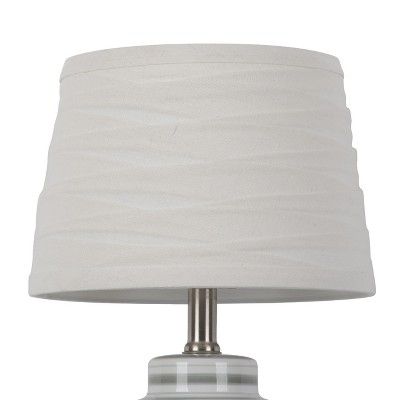 Linen Overlay Modified Drum Lamp Shade White - Threshold™ | Target