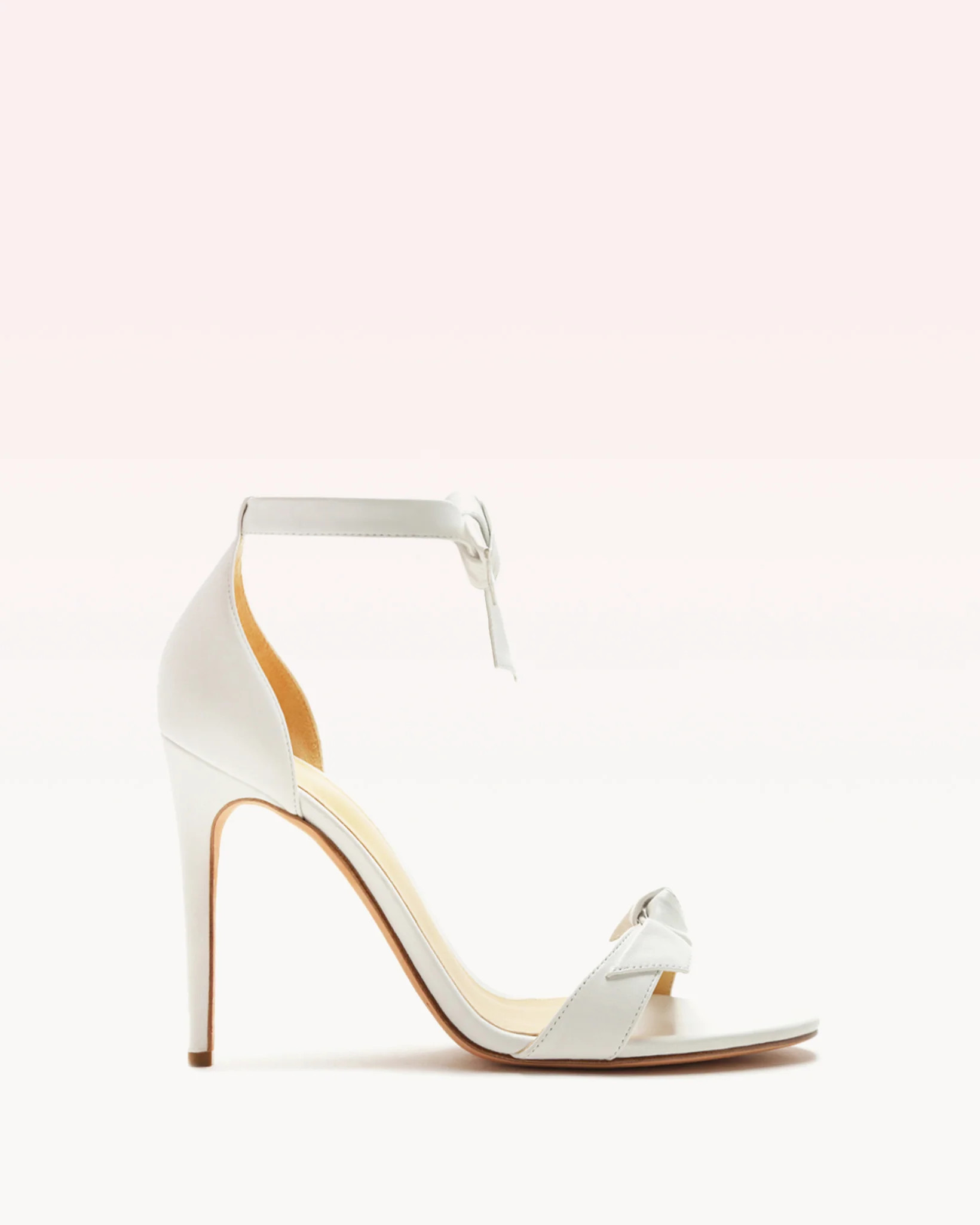 Clarita 100 Bow Tie High Heel Sandal in Leather | Alexandre Birman | Alexandre Birman