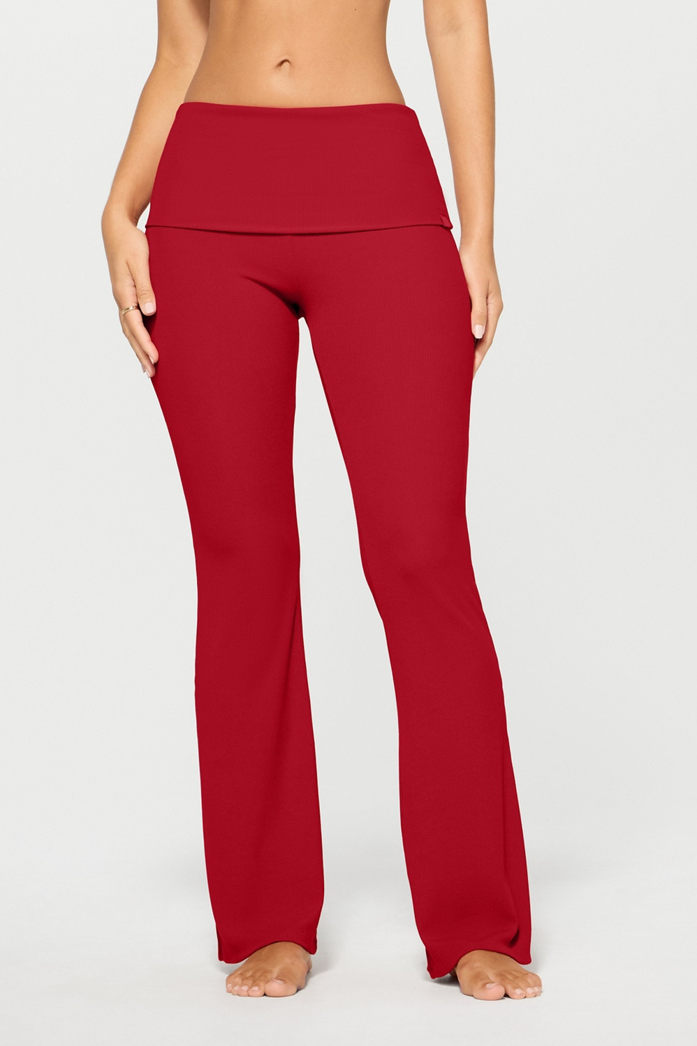 Soft Rib Foldover Pant | Fabletics