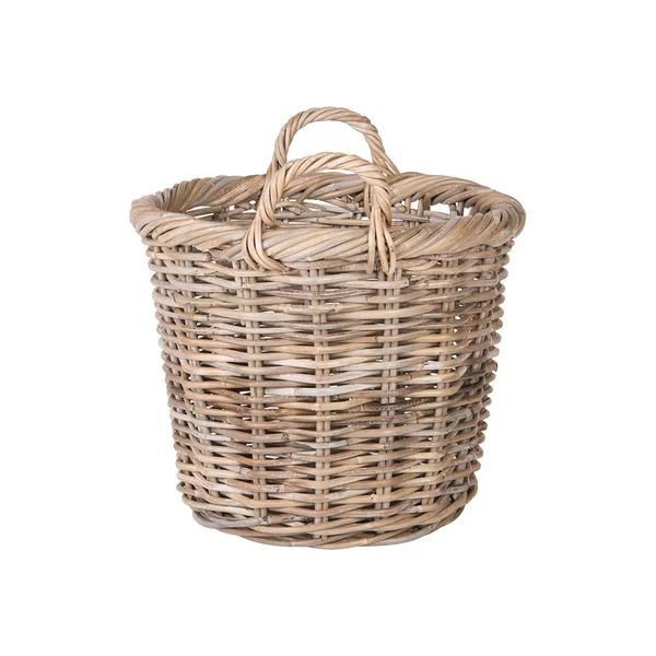 Skiatook Round Rattan Basket | Wayfair North America