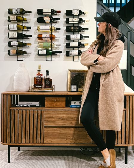 Sharing our new bar cabinet area completed! We finally installed our wine racks and couldn’t be happier with the final look!

#LTKSeasonal #LTKhome