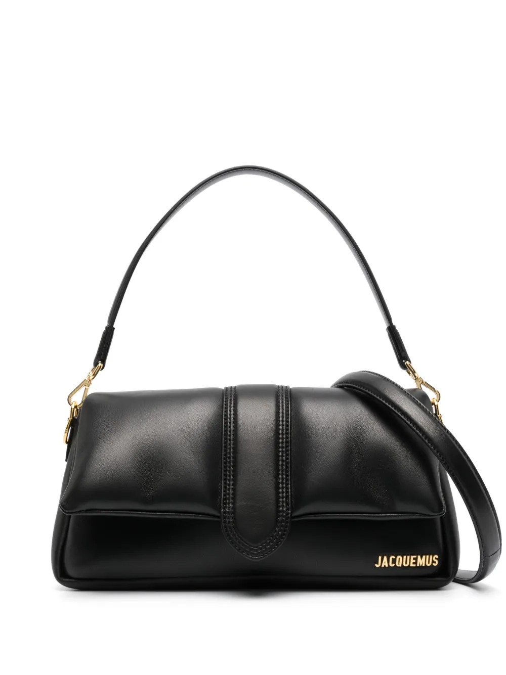 Jacquemus Le Bambimou leather shoulder bag - Black | Farfetch Global