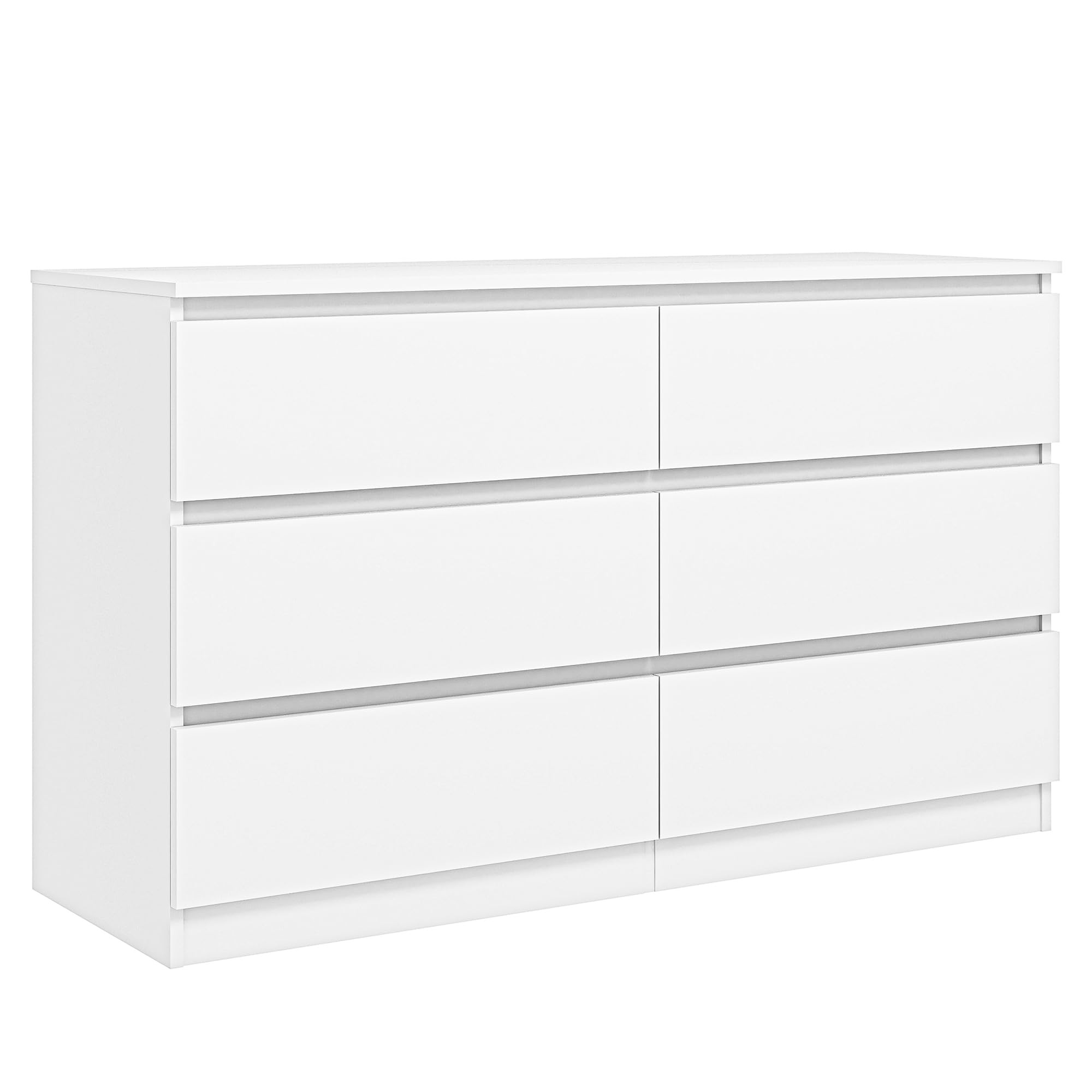 White Dresser for Bedroom,Modern Large 6 Drawer Dresser with Deep Drawer,Wide Storage Chest of Dr... | Amazon (US)