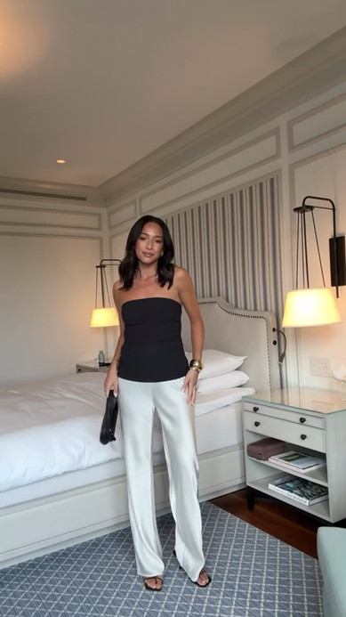 The best satin pants- they were in my most recent postpartum outfits round up! Pricey but well worth the investment, comfy enough to travel in and come in so many other colors! 🤍 Wearing size XS top, S satin pants - wearing shade peachy beige in lip gloss

summer outfit, summer fashion, summer style, satin pants outfit, pull on pants outfit, dinner outfit, date night outfits, weekend outfit, chic summer outfit, mom outfit, postpartum outfit

#LTKSeasonal #LTKmomlife