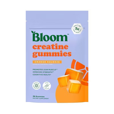 BLOOM NUTRITION Creatine Monohydrate Gummies - Orange Squeeze - 12ct | Target