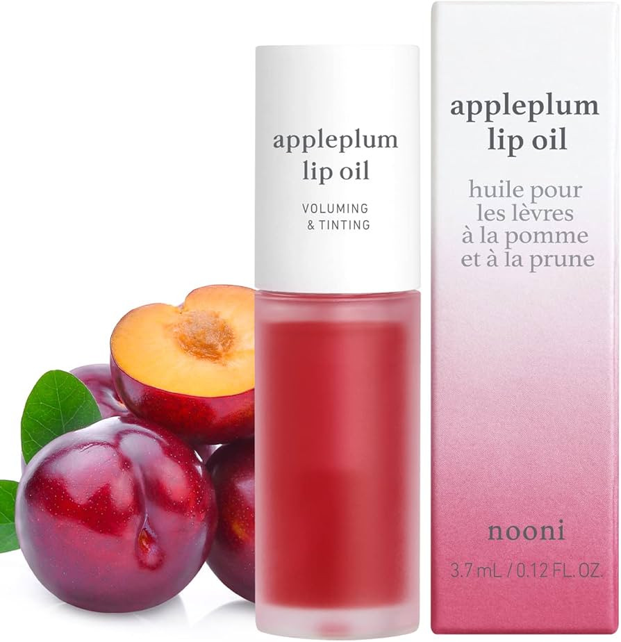 NOONI Korean Lip Oil - Appleplum | with Apple Seed Oil, Lip Stain, Gift, Moisturizing, Glowing, R... | Amazon (US)