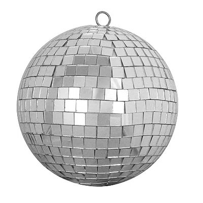 Mirrored Glass Disco Ball Christmas Ornament | Wayfair North America